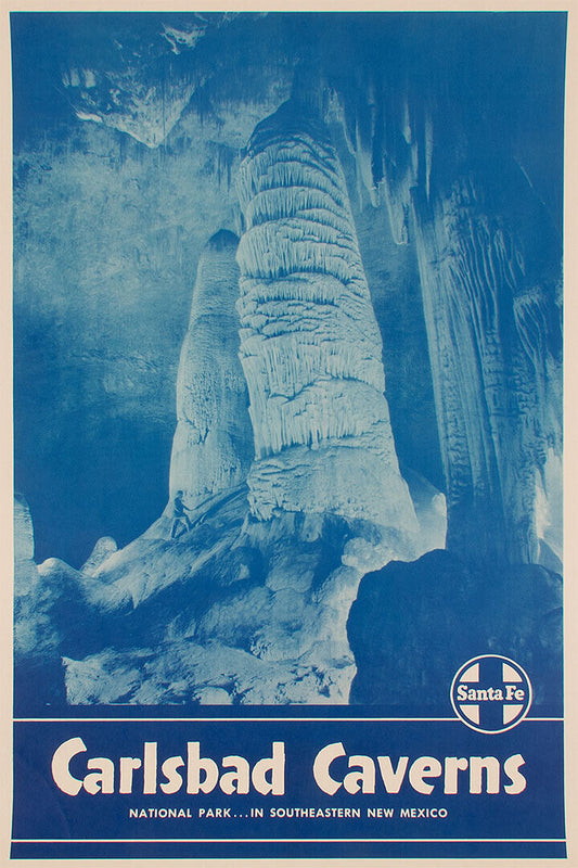 Carlsbad Caverns Vintage National Park Travel Poster Wall Art Print Home Wall Decor - xonomax