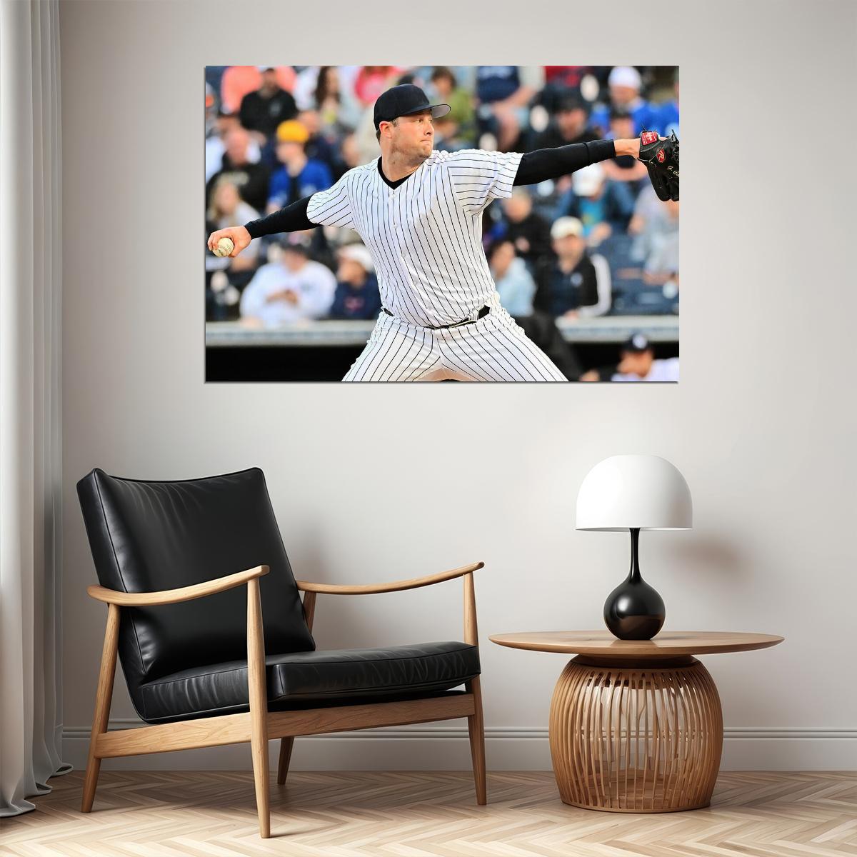 Gerrit Cole New York Baseball Player Athlete Sport Poster Wall Art Print Home Wall Decor - xonomax
