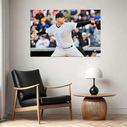 Gerrit Cole New York Baseball Player Athlete Sport Poster Wall Art Print Home Wall Decor - xonomax