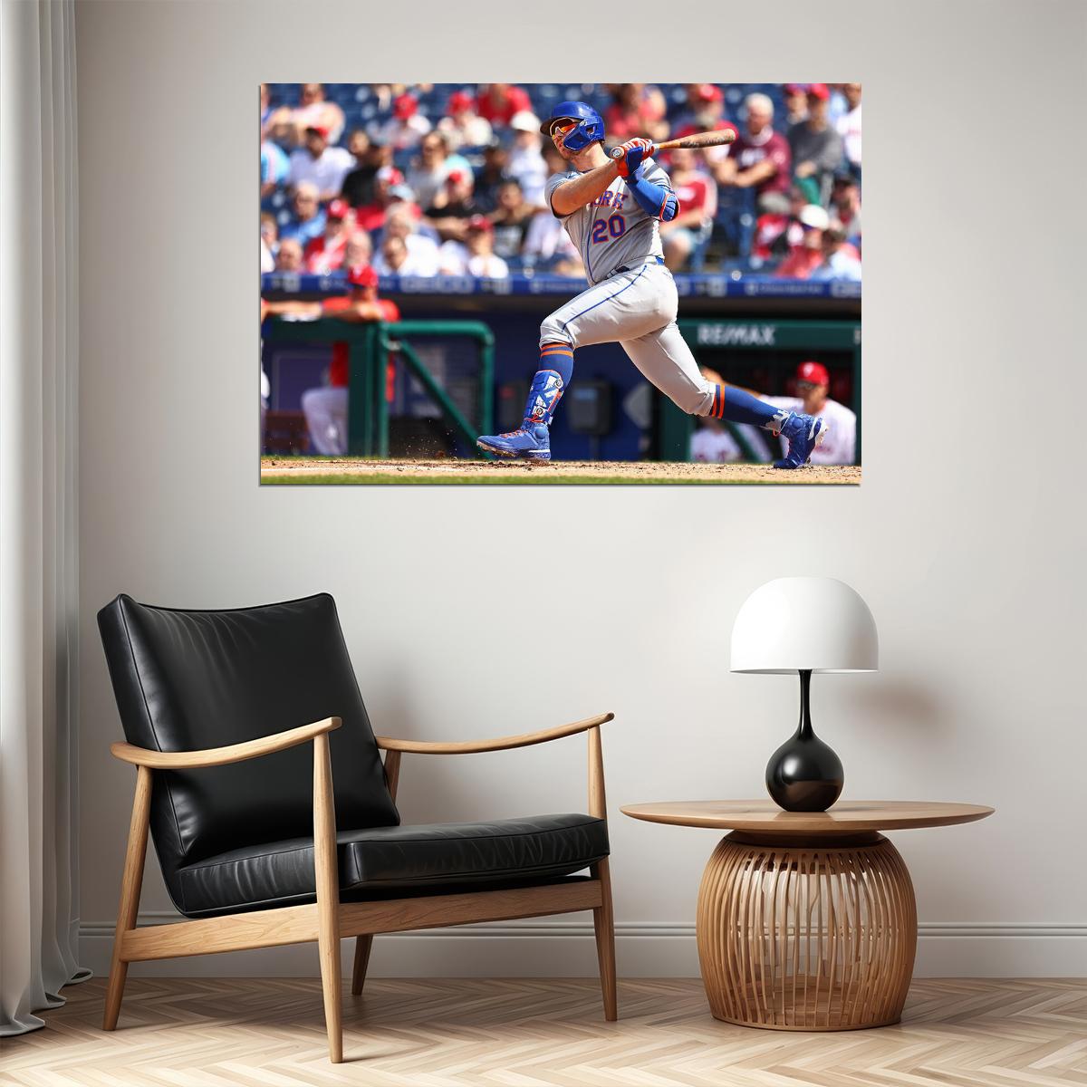 Pete Alonso New York Baseball Player Athlete Sport Poster Wall Art Print Home Wall Decor - xonomax