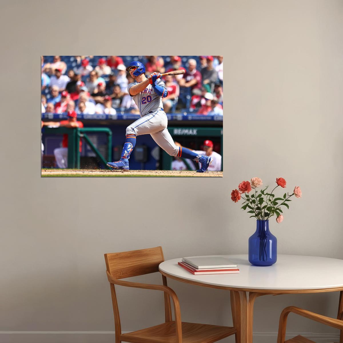 Pete Alonso New York Baseball Player Athlete Sport Poster Wall Art Print Home Wall Decor - xonomax