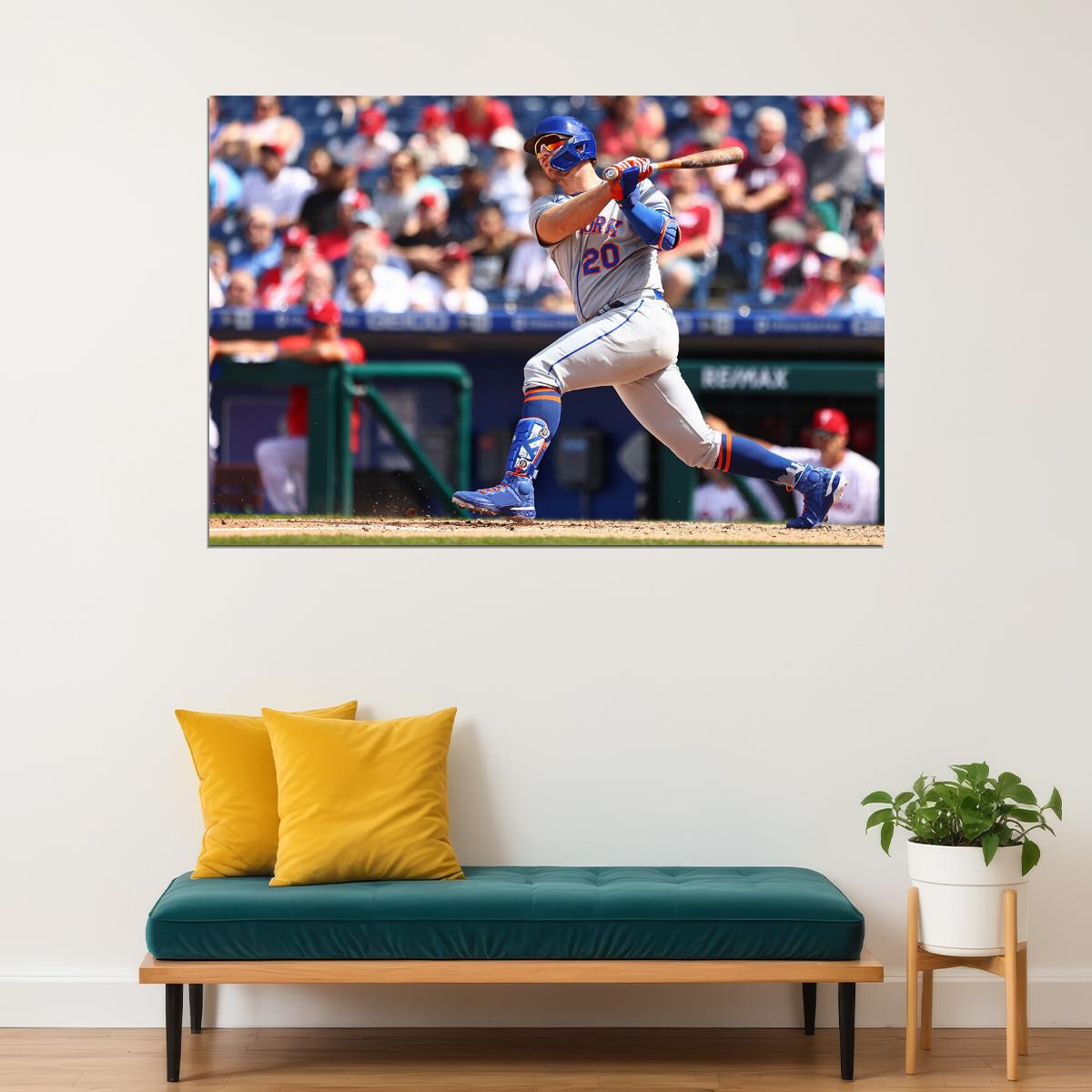 Pete Alonso New York Baseball Player Athlete Sport Poster Wall Art Print Home Wall Decor - xonomax