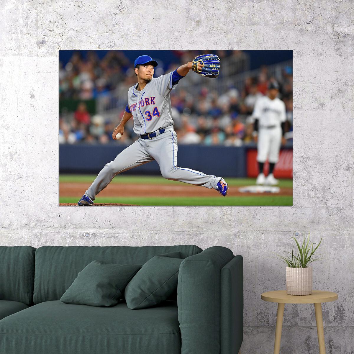 Kodai Senga New York Baseball Player Athlete Sport Poster Wall Art Print Home Wall Decor - xonomax