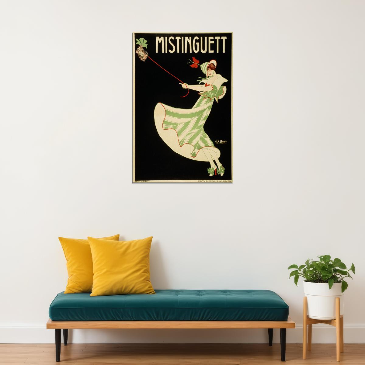 Classic Victorian French Mistinguett Actress Singer Poster Wall Art Print Home Wall Decor - xonomax