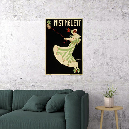 Classic Victorian French Mistinguett Actress Singer Poster Wall Art Print Home Wall Decor - xonomax