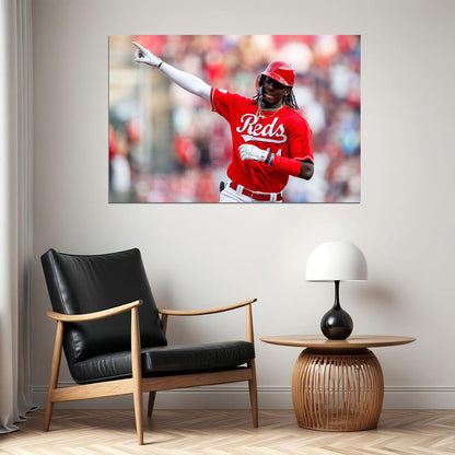 Elly De La Cruz Cincinnati Baseball Player Athlete Poster Wall Art Print Home Wall Decor - xonomax