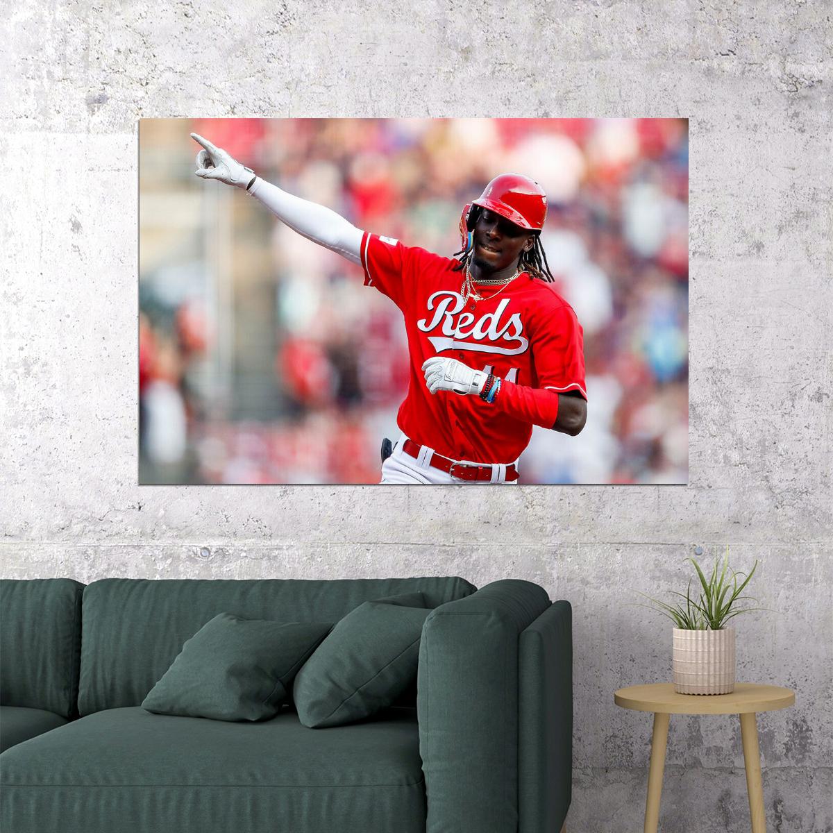 Elly De La Cruz Cincinnati Baseball Player Athlete Poster Wall Art Print Home Wall Decor - xonomax