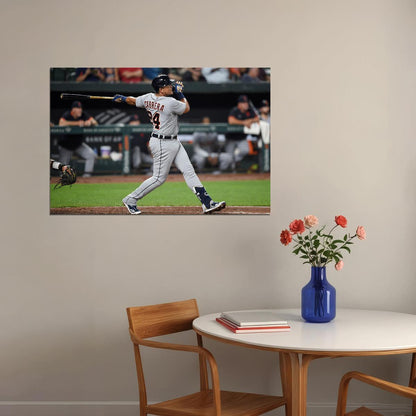 Miguel Cabrera Detroit Baseball Player Sport Poster Wall Art Print Home Wall Decor - xonomax