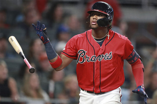 Ronald Acuna Jr. Atlanta Baseball Team Player Poster Wall Art Print Home Wall Decor