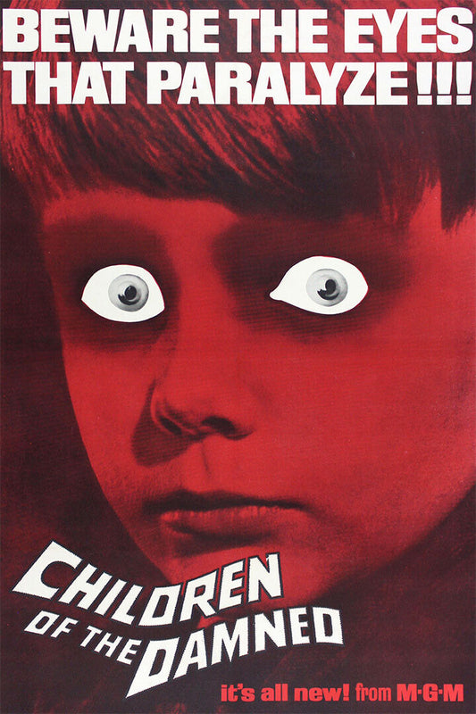 Children Of The Damned 1963 Vintage Movie Horror Poster Wall Art Print Home Wall Decor - xonomax
