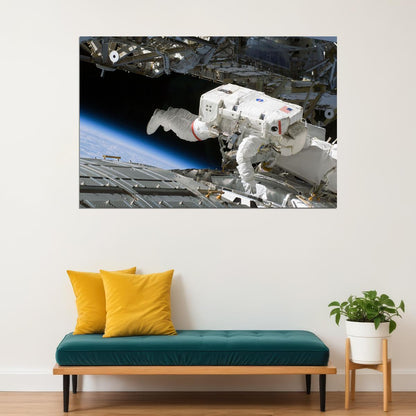 Sts-124 Nasa Space Shuttle Discovery Astronaut Science Poster Wall Art Print Home Wall Decor - xonomax