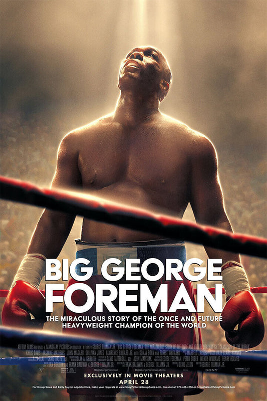 Big George Foreman Movie Biography Drama Sport Poster Wall Art Print Home Wall Decor - xonomax