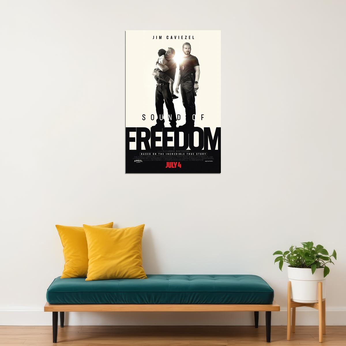 Sound Of Freedom Movie Biography Crime Drama Poster Wall Art Print Home Wall Decor - xonomax