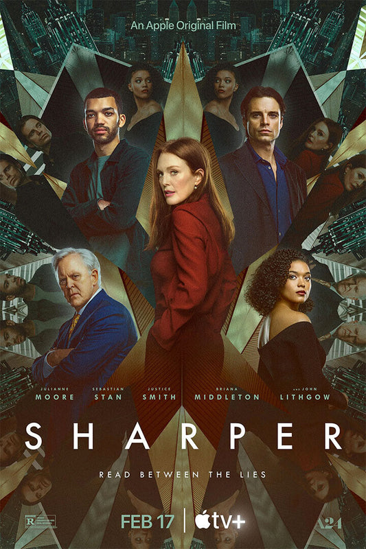 Sharper Movie Crime Drama Thriller Poster Wall Art Print Home Wall Decor - xonomax