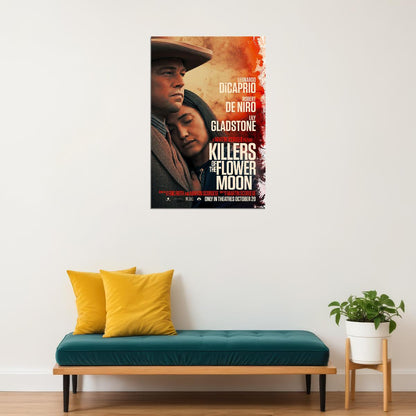 Killers Of The Flower Moon Movie Crime Drama History Poster Wall Art Print Home Wall Decor - xonomax
