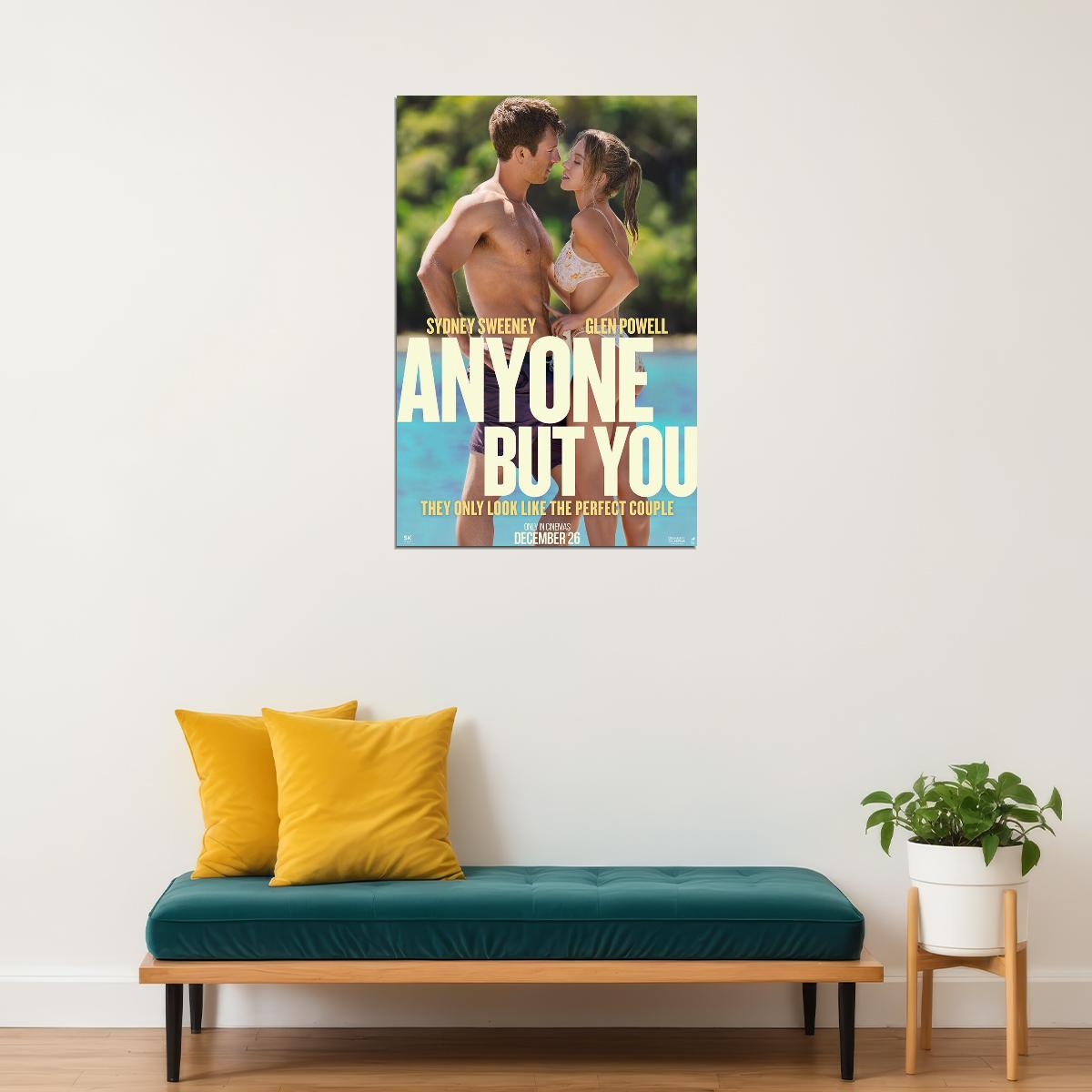 Anyone But You Movie Comedy Romance Poster Wall Art Print Home Wall Decor - xonomax