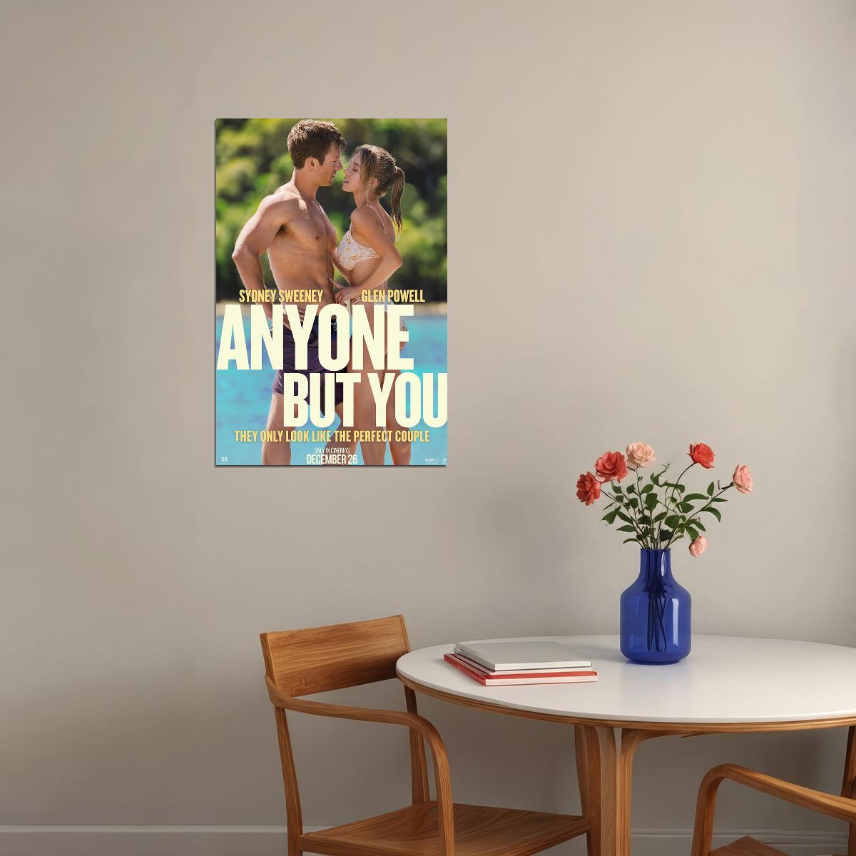 Anyone But You Movie Comedy Romance Poster Wall Art Print Home Wall Decor - xonomax