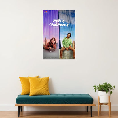 Miss Shetty Mr Polishetty Movie Comedy Drama Poster Wall Art Print Home Wall Decor - xonomax