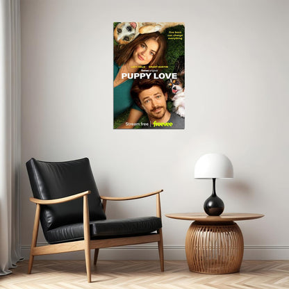 Puppy Love 2023 Movie Comedy Romance Poster Wall Art Print Home Wall Decor - xonomax