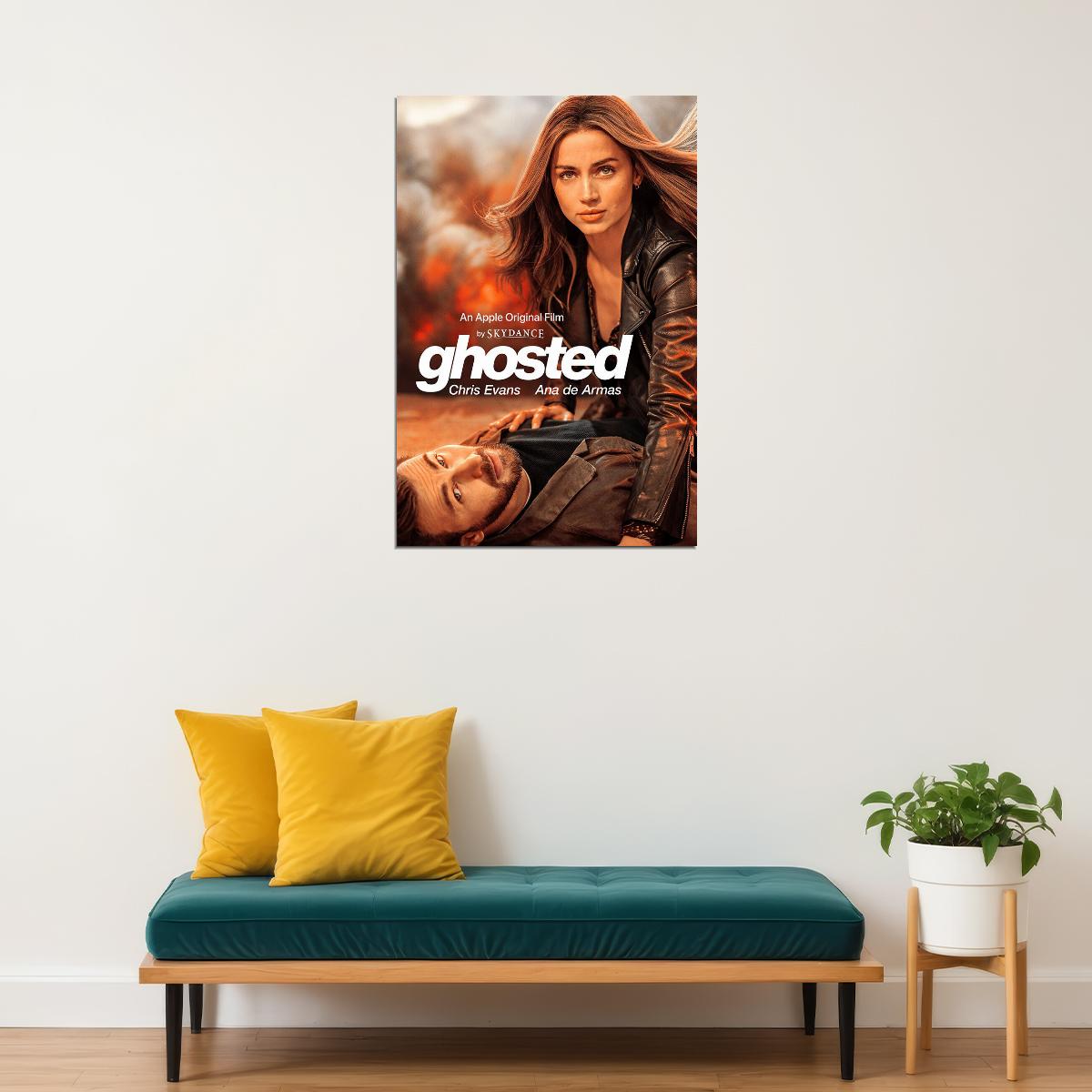 Ghosted Movie Action Adventure Comedy Poster Wall Art Print Home Wall Decor - xonomax