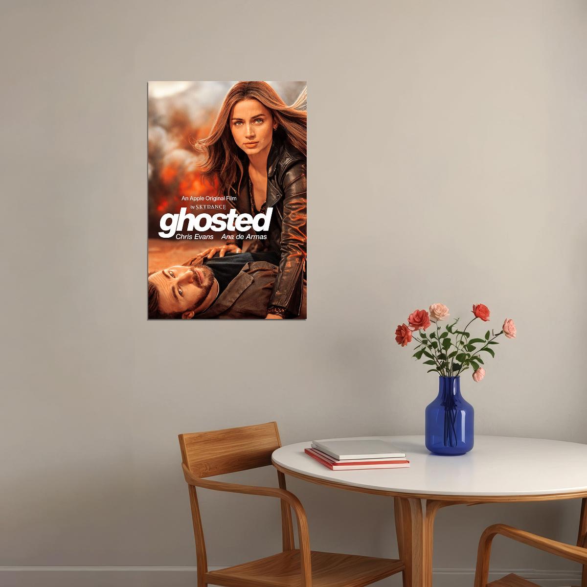 Ghosted Movie Action Adventure Comedy Poster Wall Art Print Home Wall Decor - xonomax