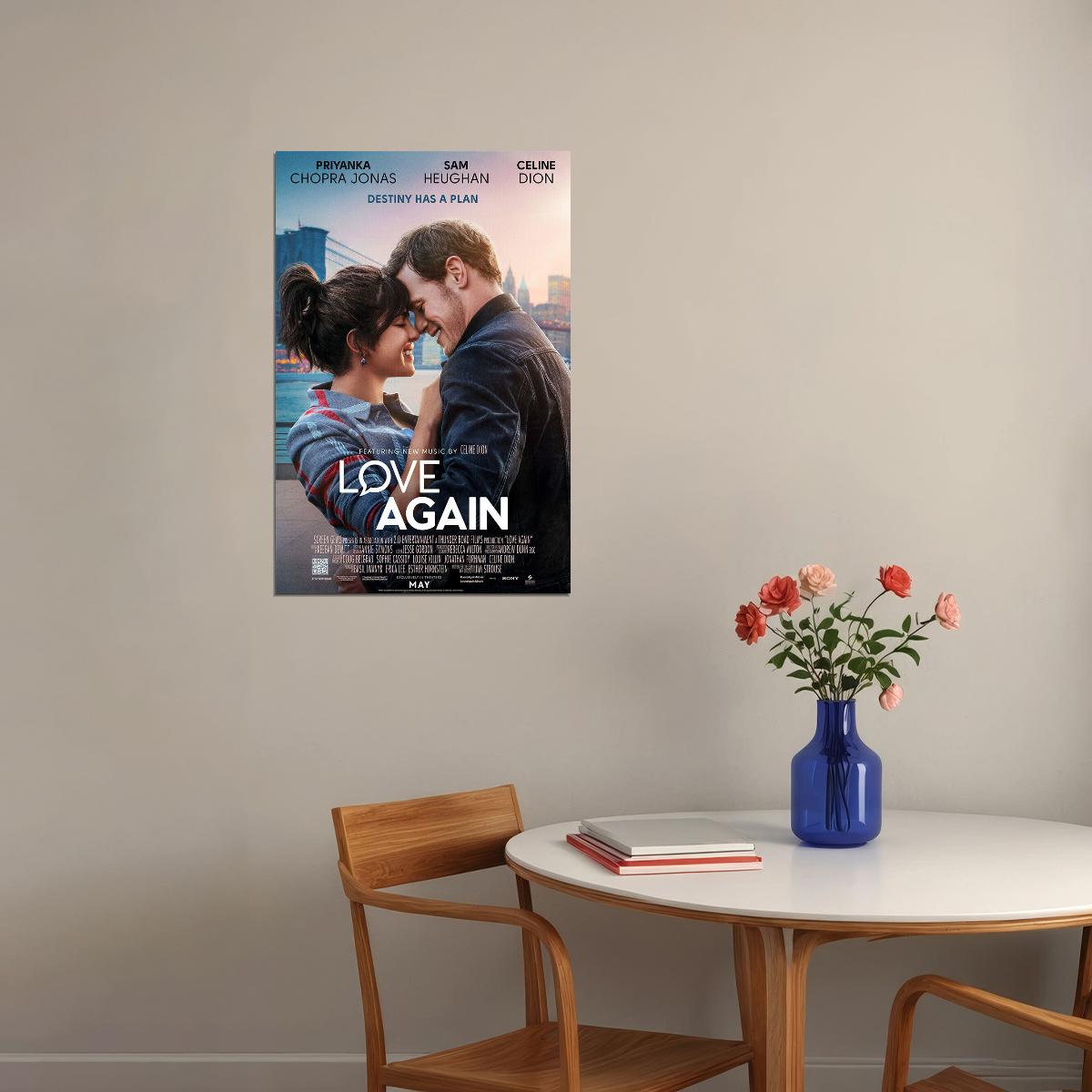Love Again Movie Comedy Drama Romance Poster Wall Art Print Home Wall Decor - xonomax