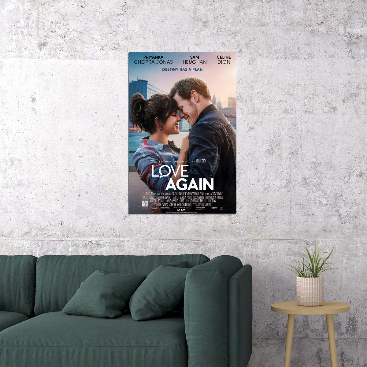 Love Again Movie Comedy Drama Romance Poster Wall Art Print Home Wall Decor - xonomax