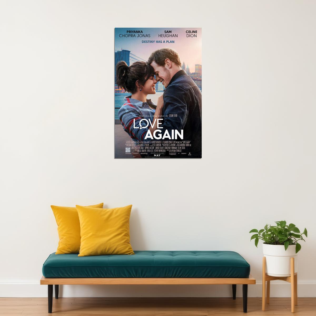 Love Again Movie Comedy Drama Romance Poster Wall Art Print Home Wall Decor - xonomax