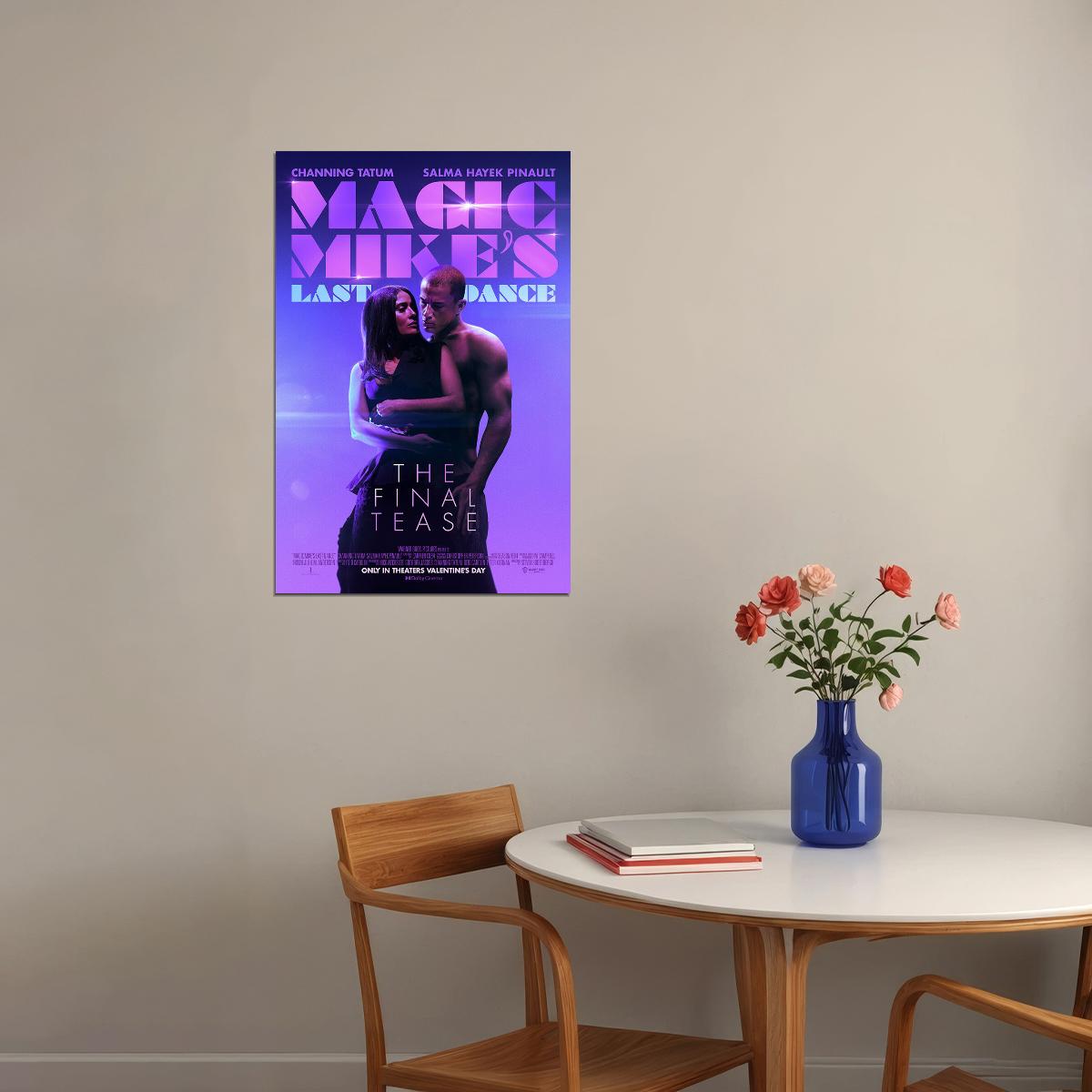 Magic Mike's Last Dance Movie Comedy Drama Poster Wall Art Print Home Wall Decor - xonomax