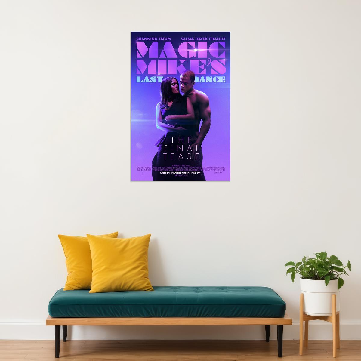 Magic Mike's Last Dance Movie Comedy Drama Poster Wall Art Print Home Wall Decor - xonomax