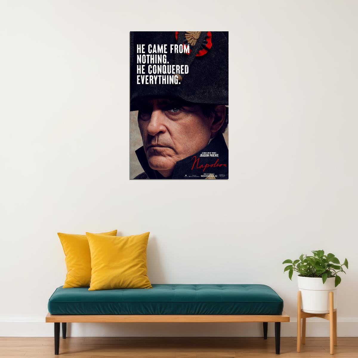 Napoleon Movie 2023 Biography Adventure Poster Wall Art Print Home Wall Decor - xonomax
