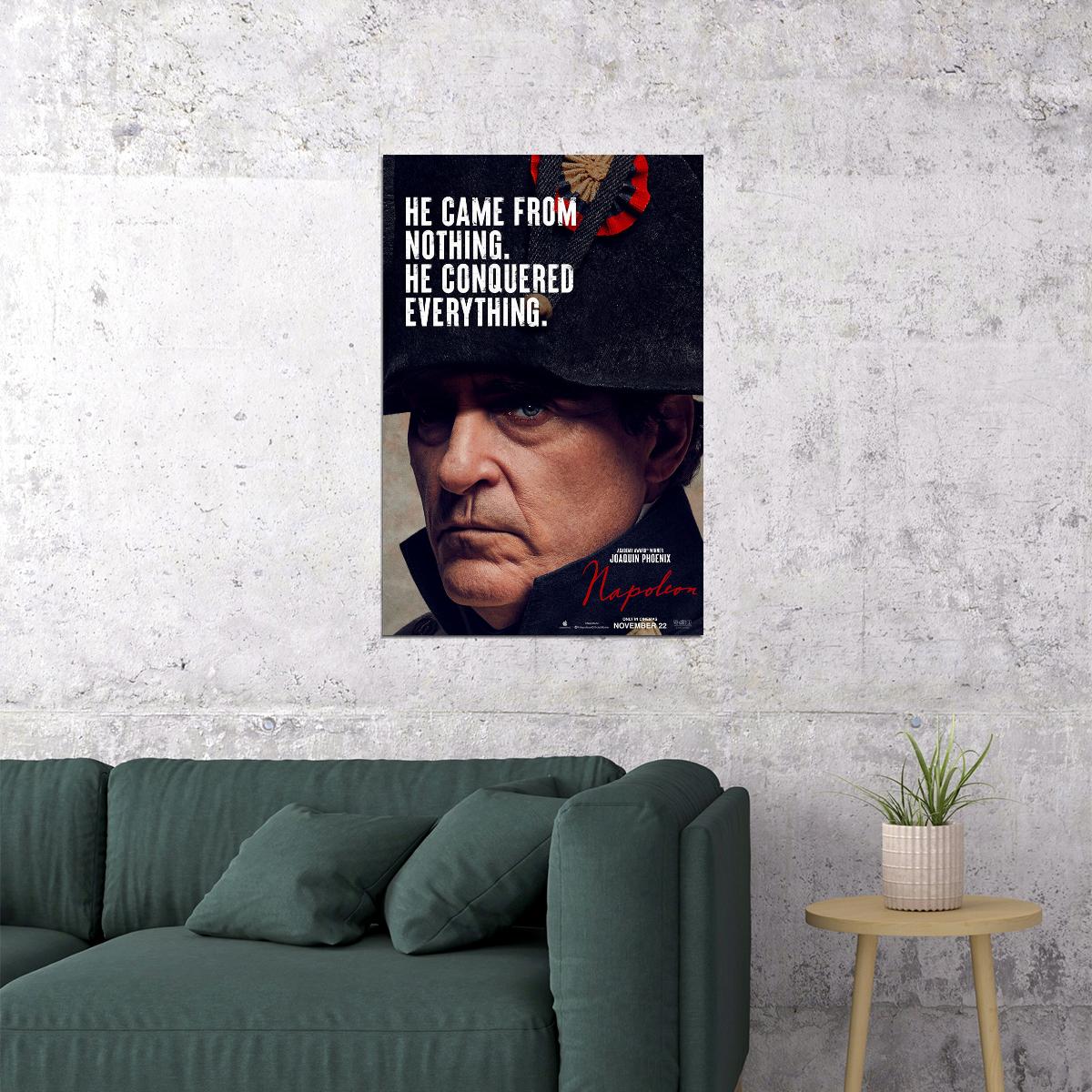 Napoleon Movie 2023 Biography Adventure Poster Wall Art Print Home Wall Decor - xonomax
