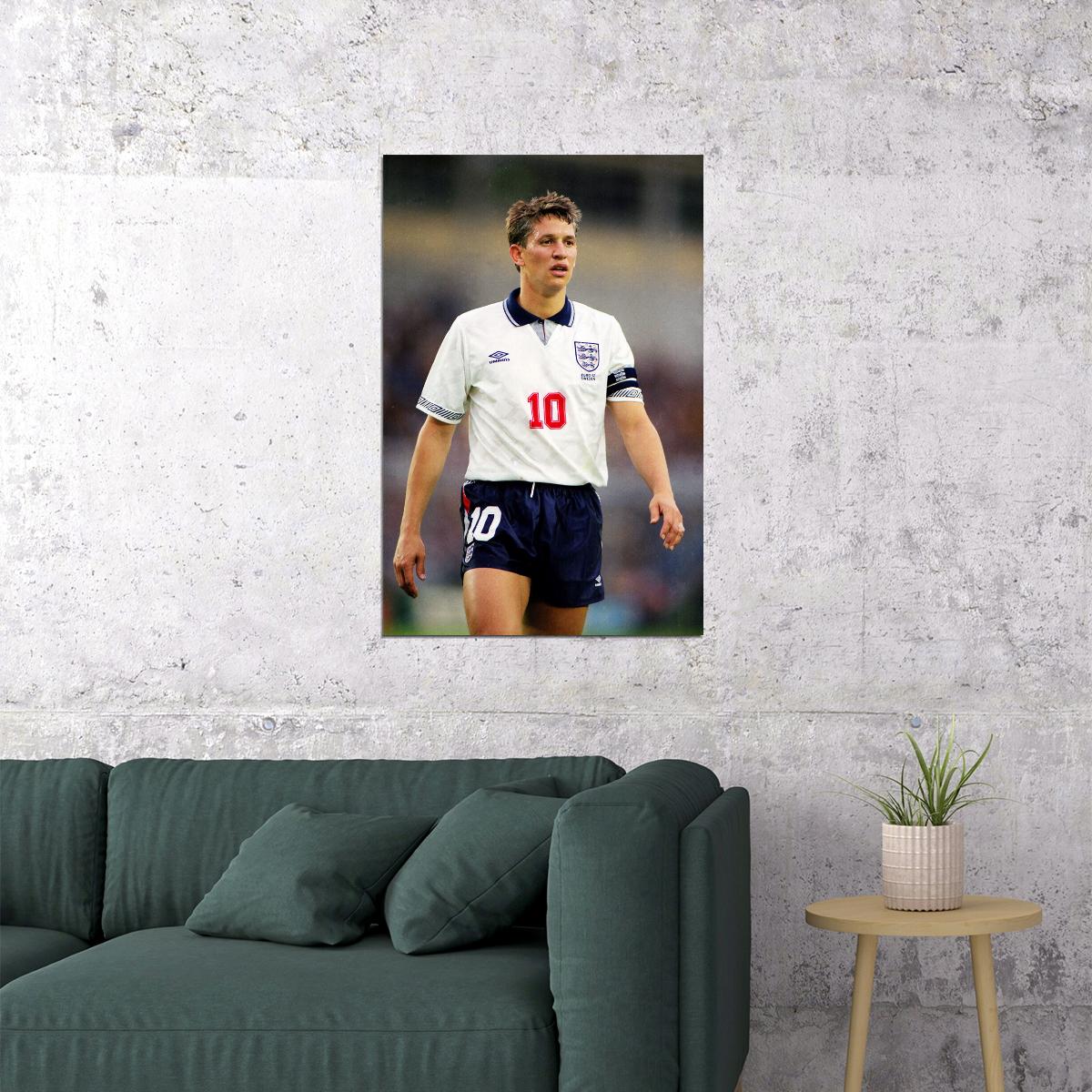 Gary Lineker Former English Football Player Poster Wall Art Print Home Wall Decor - xonomax