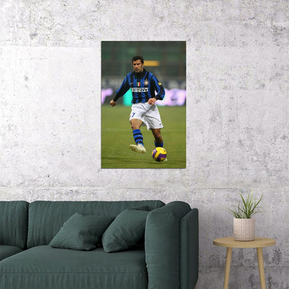 Luis Figo Former Portuguese Football Player Poster Wall Art Print Home Wall Decor - xonomax