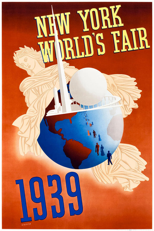 New York World's Fair 1939 Cultural Events Poster Wall Art Print Home Wall Decor - xonomax