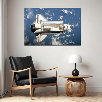 Endeavour In Orbit Sts-126 Nasa Space Shuttle Poster Wall Art Print Home Wall Decor - xonomax