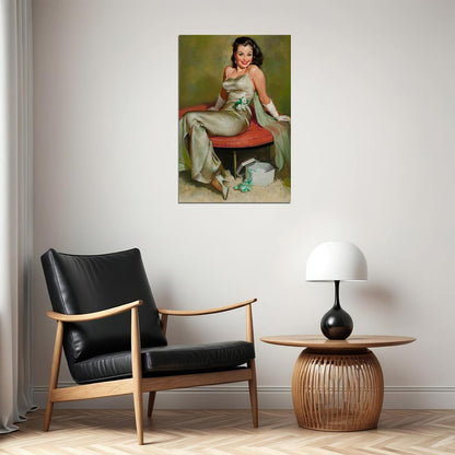 Captivating Vintage Style Sexy Pinup Girl Poster Wall Art Print Home Wall Decor