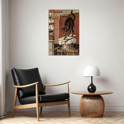 1885 Baking Powder Vintage Style Advertising Poster Wall Art Print Home Wall Decor