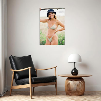 Madelyn Cline American Actress And Blond Model Poster Wall Art Print Home Wall Decor