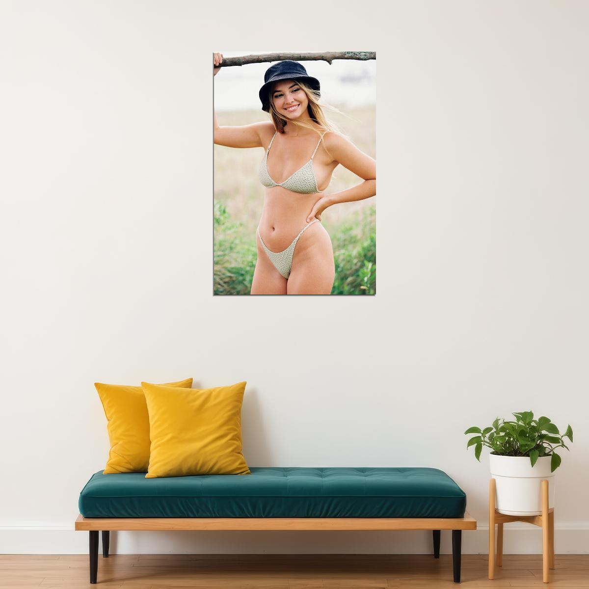 Madelyn Cline American Actress And Blond Model Poster Wall Art Print Home Wall Decor