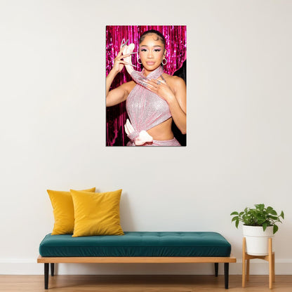 Saweetie American Rapper And Songwriter Poster Wall Art Print Home Wall Decor