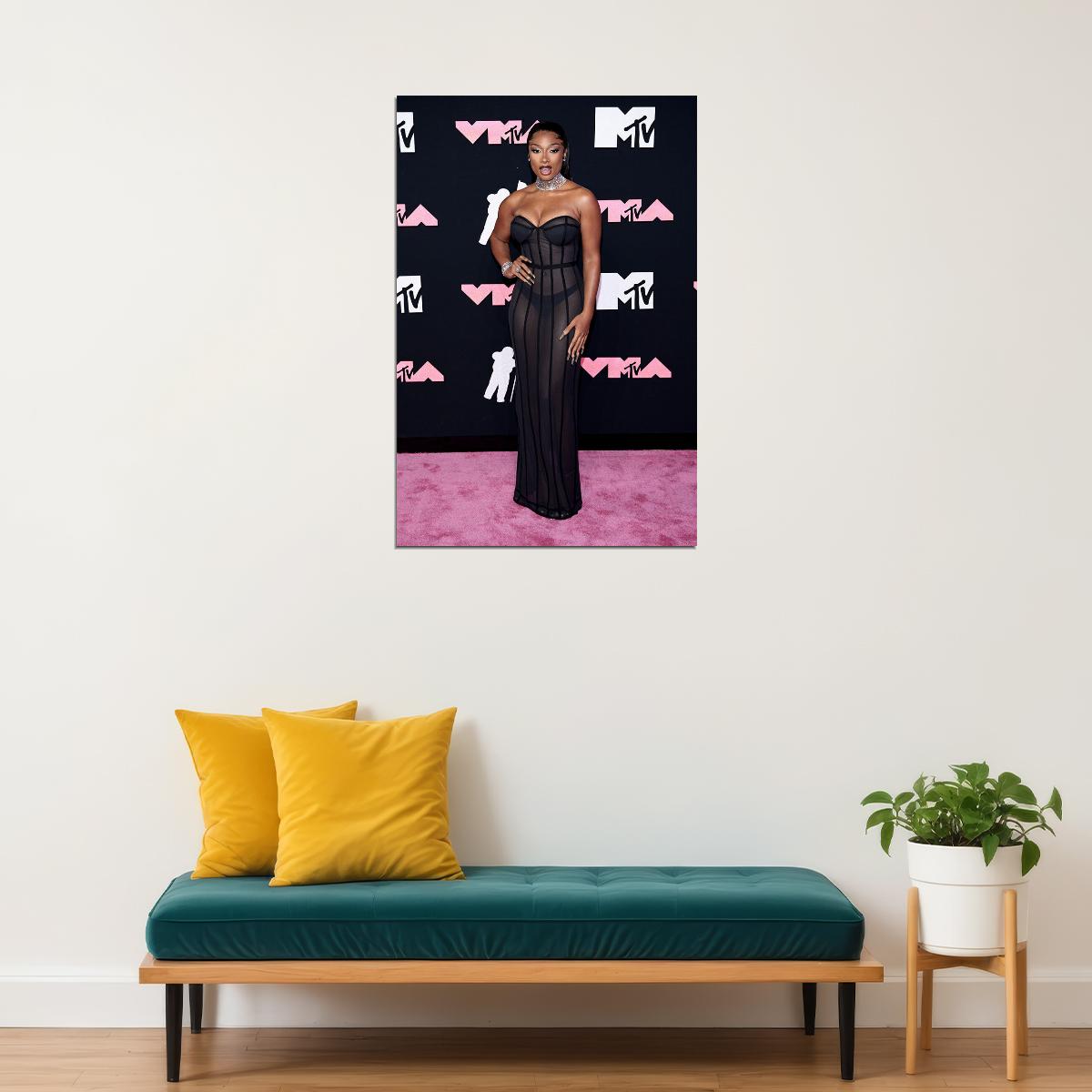 Megan Thee Stallion Rap Musician And Songwriter Poster Wall Art Print Home Wall Decor