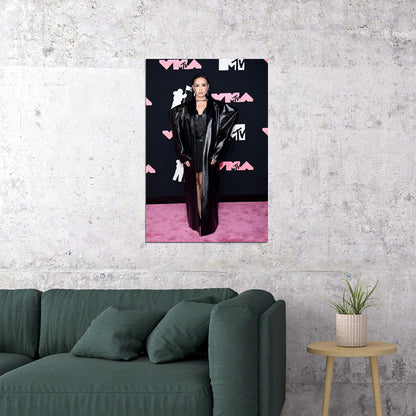 Demi Lovato Beautiful Actress Singer Famous Singer Poster Wall Art Print Home Wall Decor