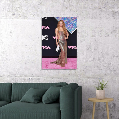 Shakira Colombian Singer Songwriter Dancer Poster Wall Art Print Home Wall Decor - xonomax