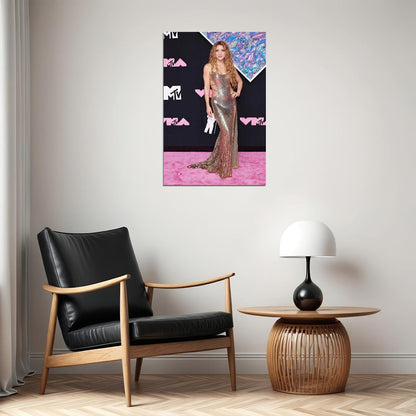 Shakira Colombian Singer Songwriter Dancer Poster Wall Art Print Home Wall Decor - xonomax