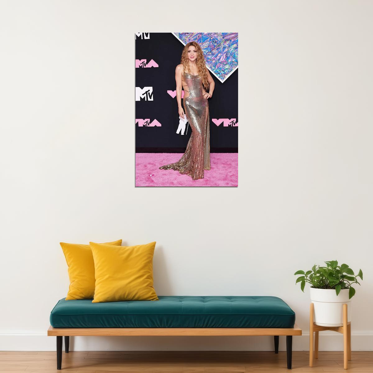 Shakira Colombian Singer Songwriter Dancer Poster Wall Art Print Home Wall Decor - xonomax