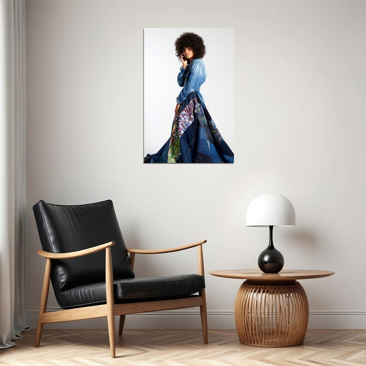 Zazie Beetz German-American Actress Artist Poster Wall Art Print Home Wall Decor