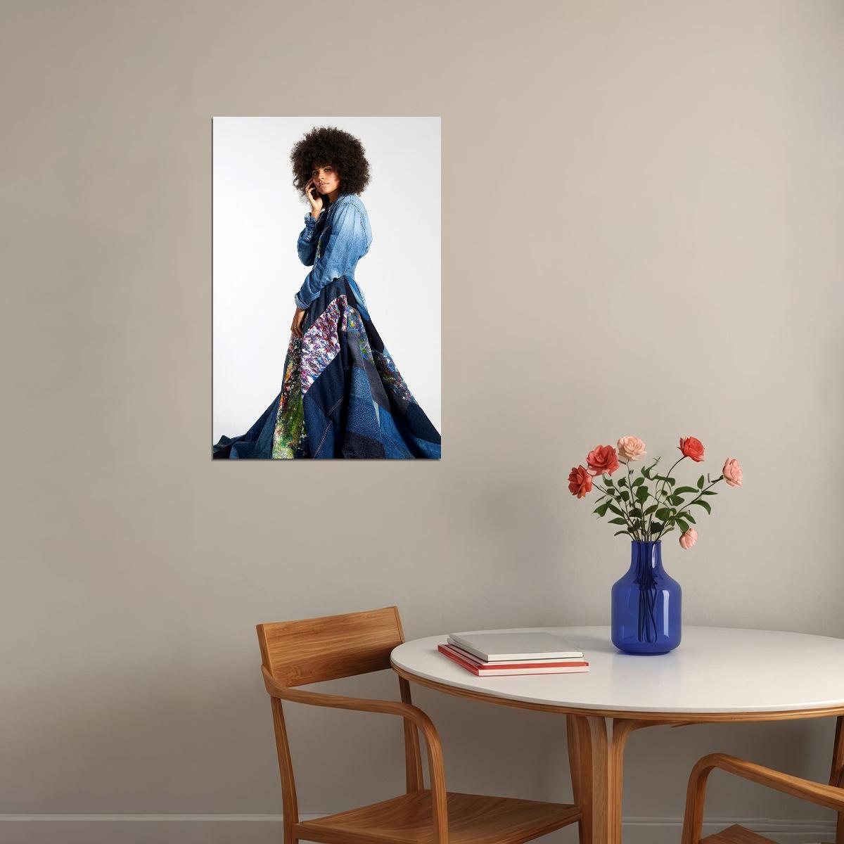 Zazie Beetz German-American Actress Artist Poster Wall Art Print Home Wall Decor
