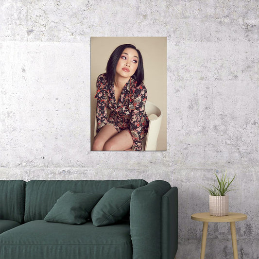 Lana Condor American Actress And Social Media Personality Poster Wall Art Print Home Wall Decor - xonomax