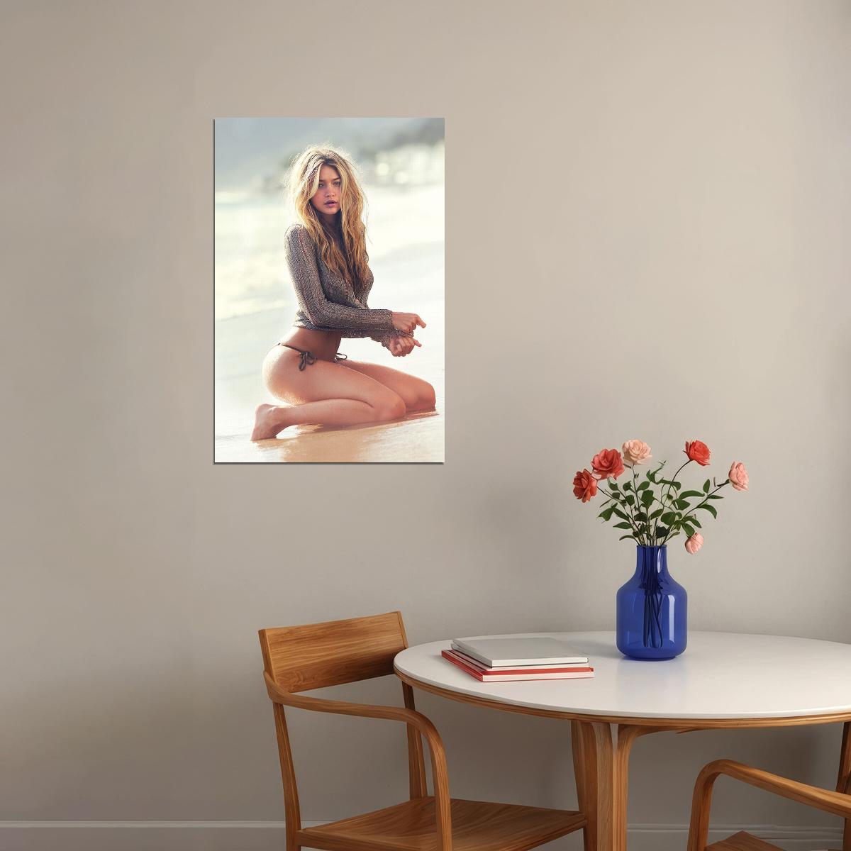 Gigi Hadid Palestinian-American Model And Actress Poster Wall Art Print Home Wall Decor - xonomax